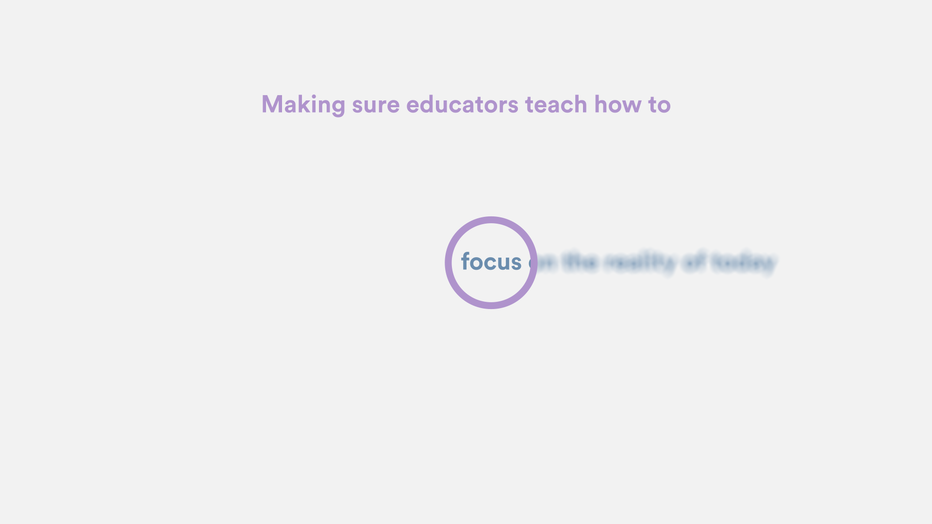2d motion design frame focus
