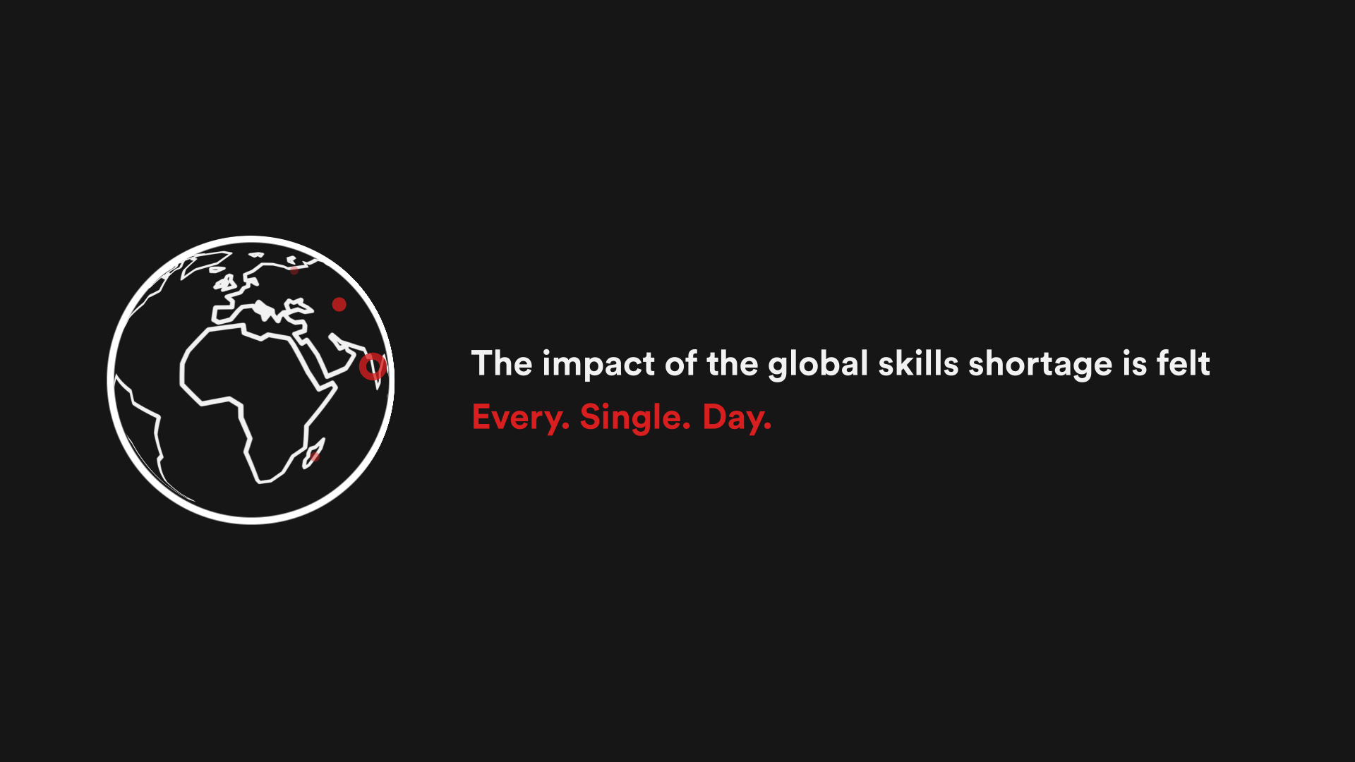 2d motion design globe