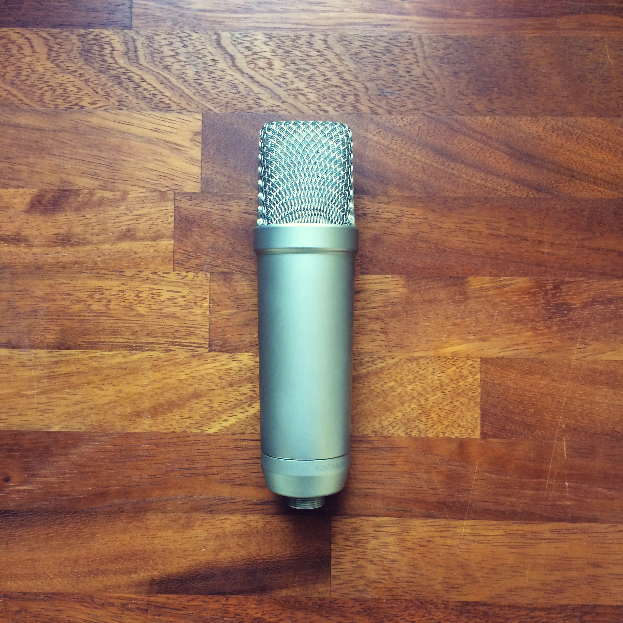 rode microphone voice over work