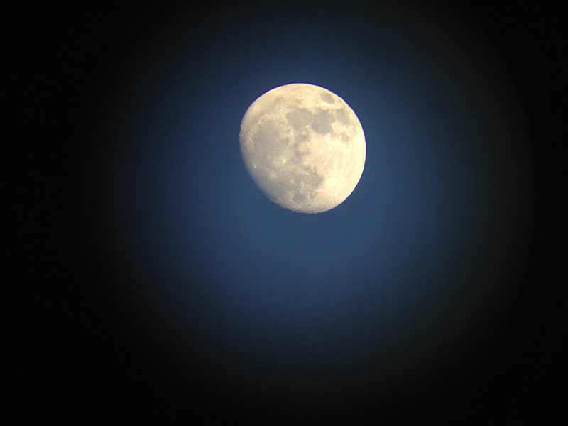 The Moon taken from an iPhone by Thomas Davis