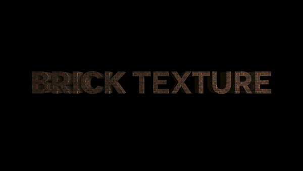 Cinema 4D brick texture far away