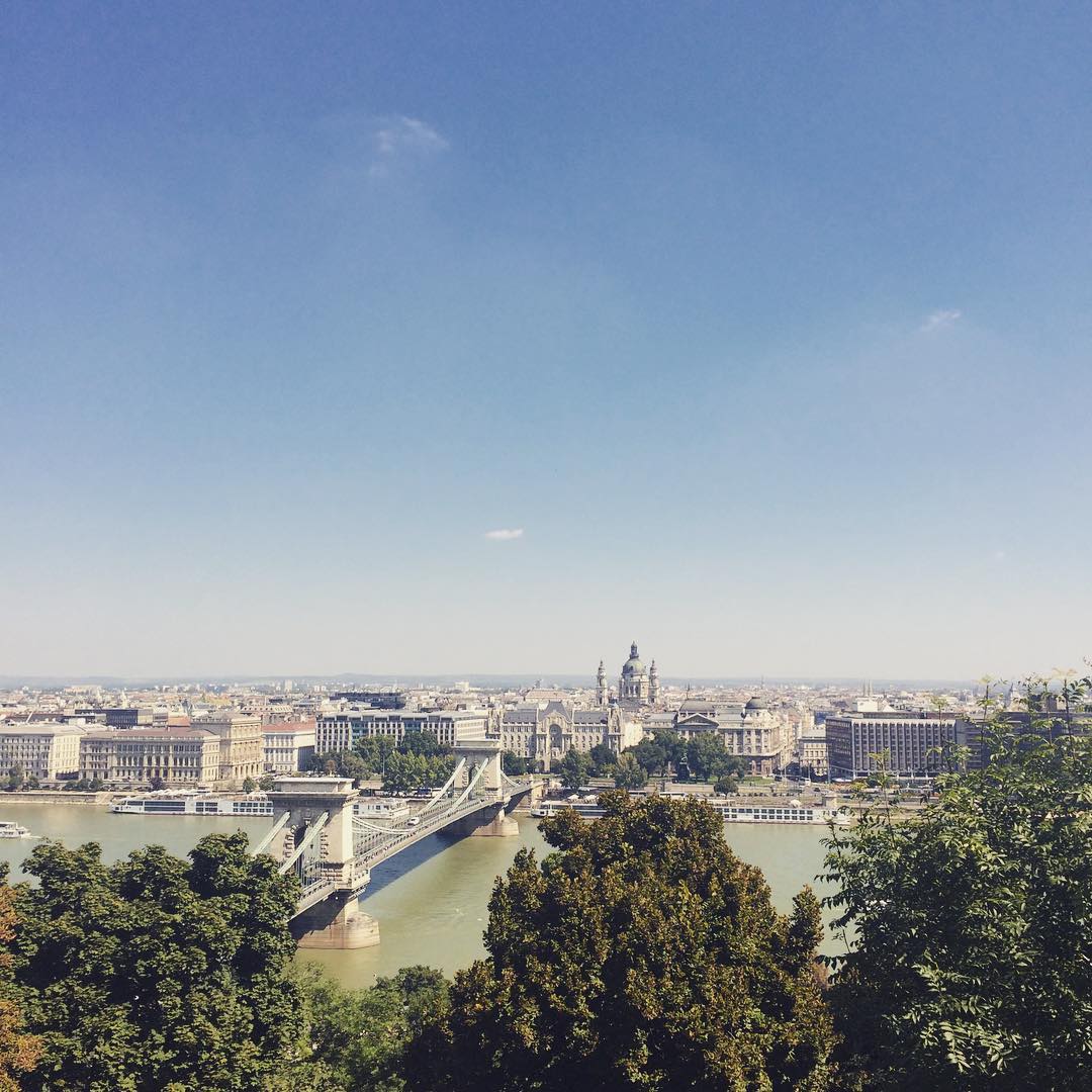 view across budapest